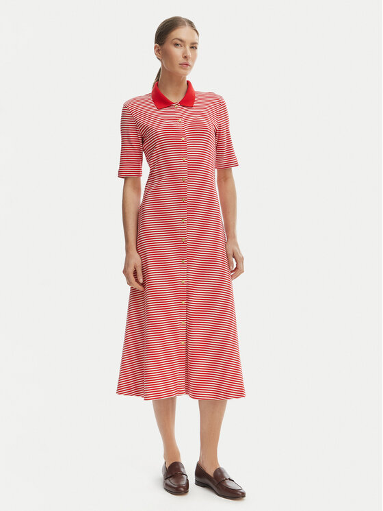 Tommy Hilfiger Kasdieninė suknelė · Raudona · Midi