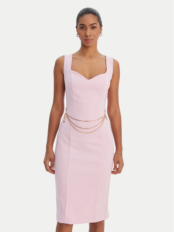Fracomina Kokteilinė suknelė · Rožinė · Midi