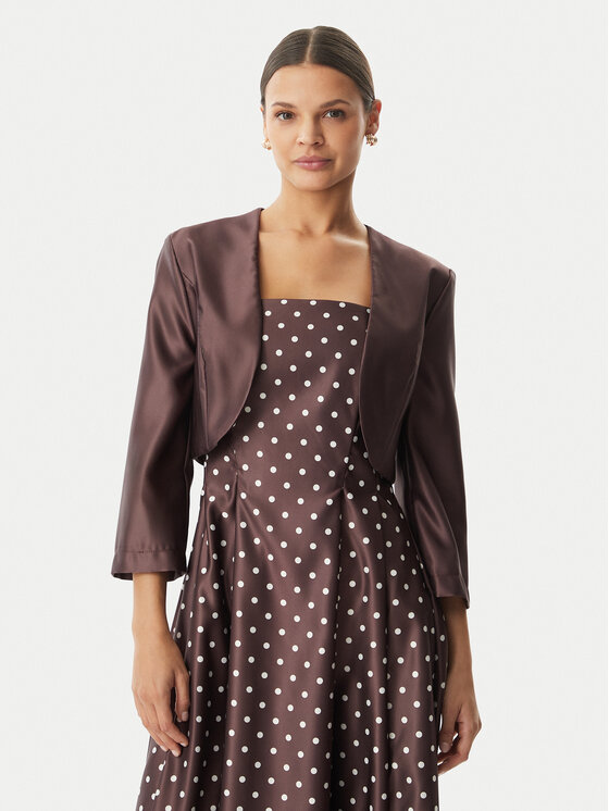 Rinascimento Bolero · Tamsiai ruda · Regular Fit