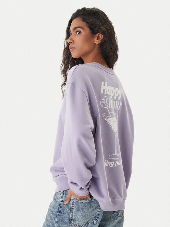 HUGO Džemperis · Violetinė · Relaxed Fit