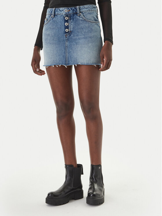 HUGO Džinsinis sijonas · Mėlyna · Mini