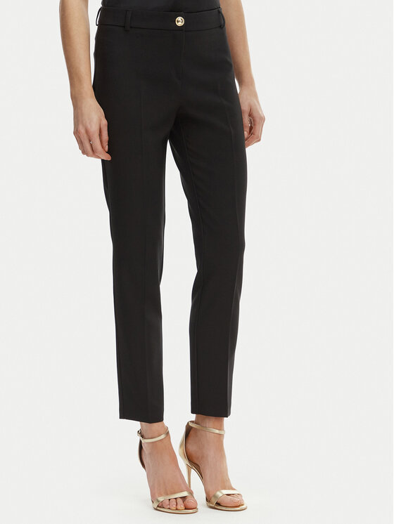 Rinascimento Medžiaginės kelnės · Juoda · Regular Fit