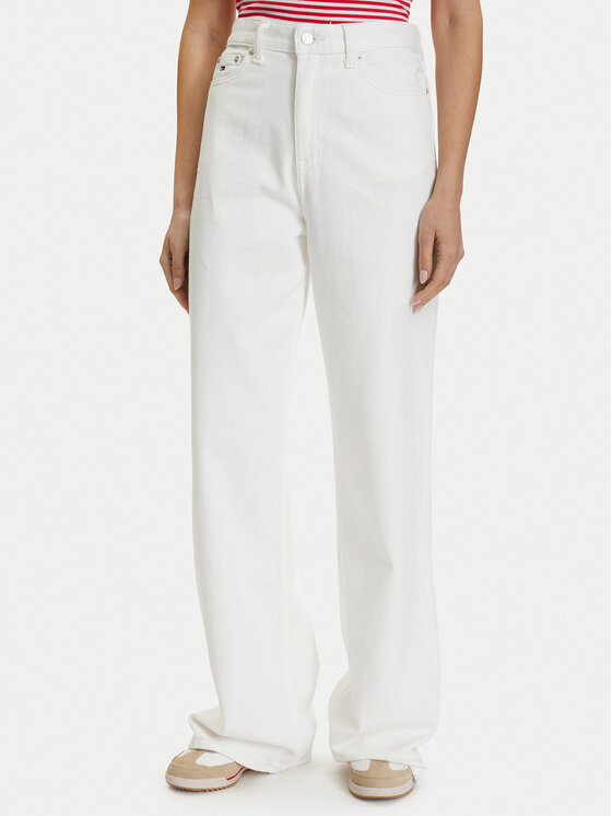 Tommy Jeans Džinsai · Balta · Regular Fit