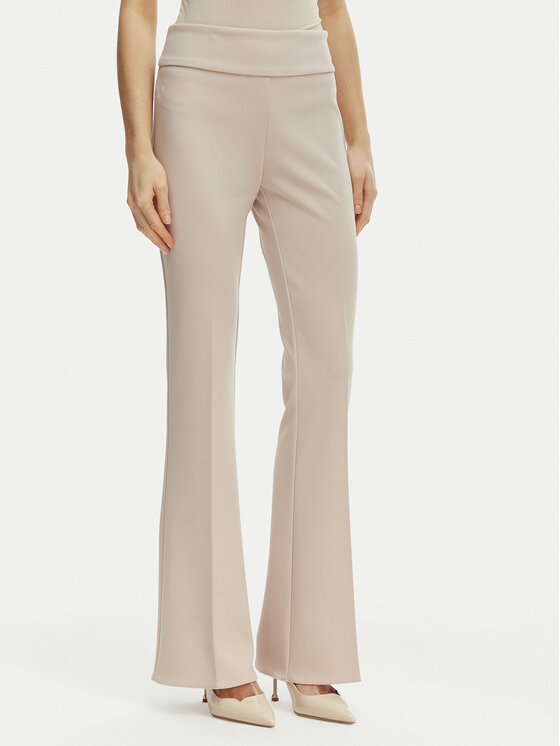 Rinascimento Medžiaginės kelnės · Smėlio · Regular Fit