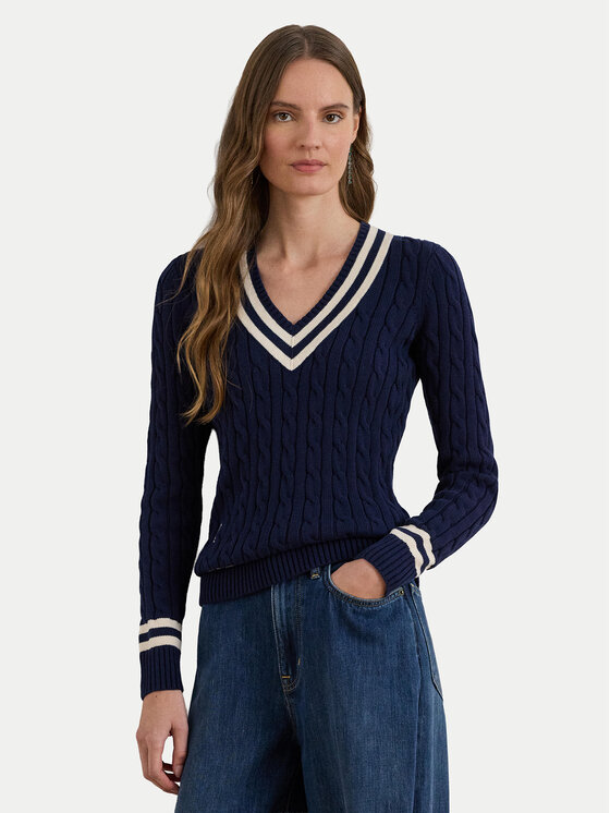 LAUREN RALPH LAUREN Megztinis · Tamsiai mėlyna · Relaxed Fit