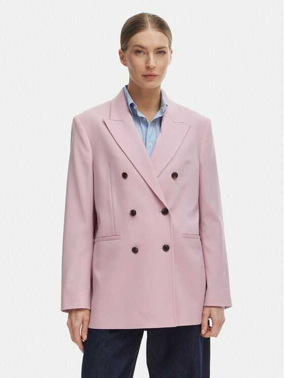 Tommy Hilfiger Švarkas · Rožinė · Relaxed Fit