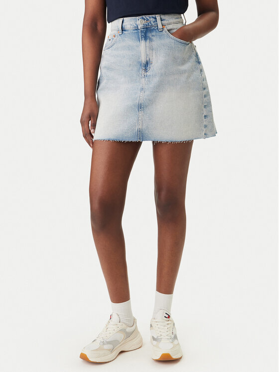 Tommy Jeans Džinsinis sijonas · Žydra · Mini