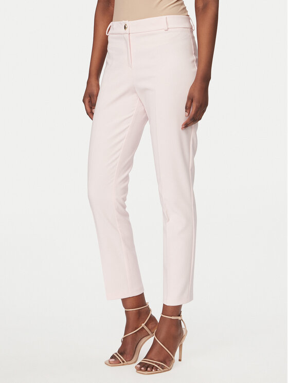 Rinascimento Medžiaginės kelnės · Rožinė · Regular Fit