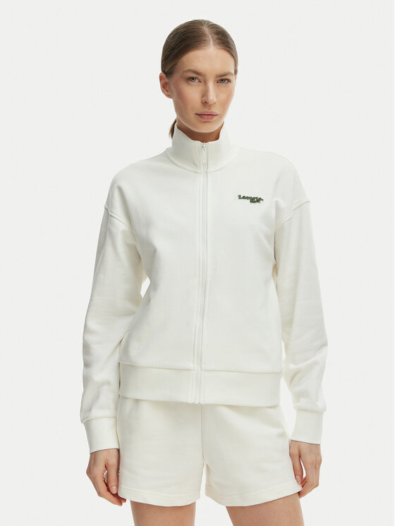 Lacoste Džemperis · Écru · Relaxed Fit
