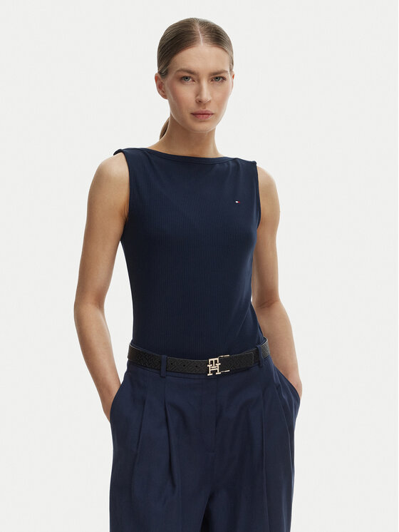 Tommy Hilfiger Marškinėliai · Tamsiai mėlyna