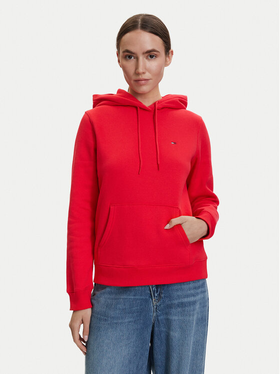 Tommy Jeans Džemperis · Raudona · Regular Fit