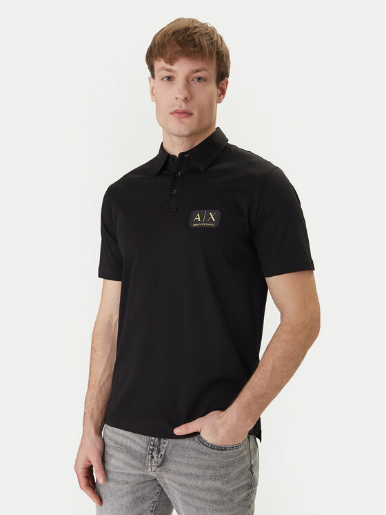 Armani Exchange Polo marškinėliai · Juoda