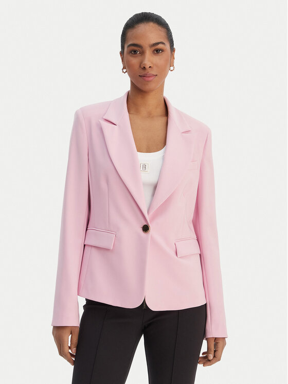 Fracomina Švarkas · Rožinė · Regular Fit