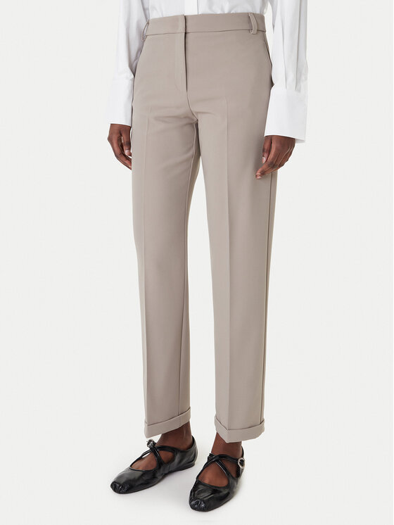 MAX&Co. Medžiaginės kelnės · Pilka · Regular Fit