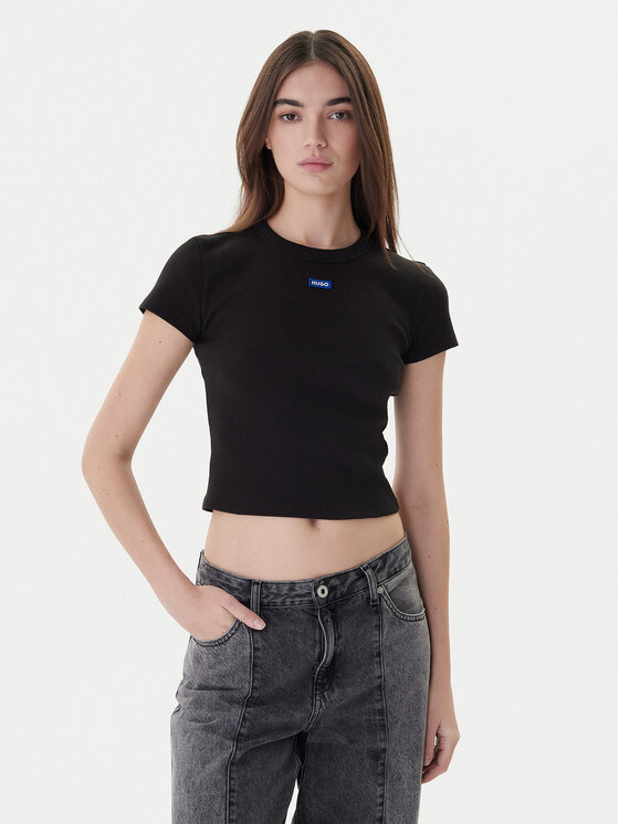 HUGO Marškinėliai · Juoda