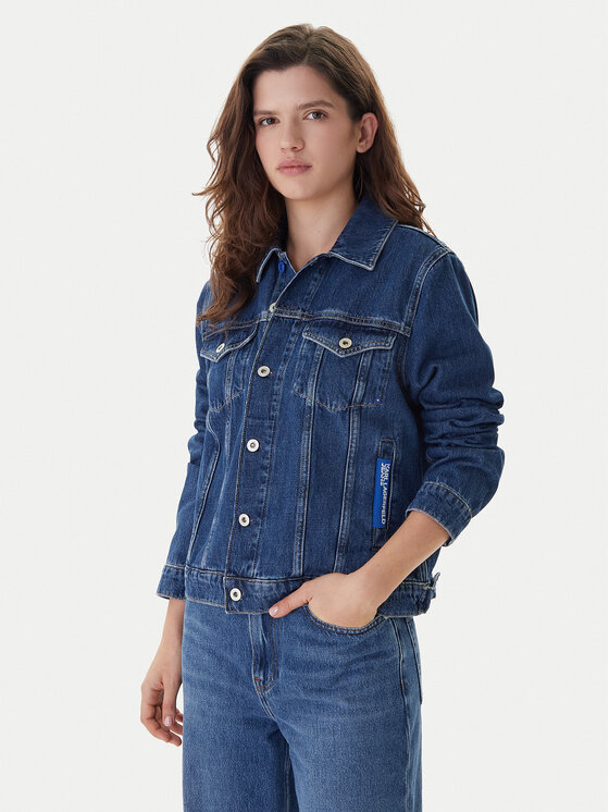 Karl Lagerfeld Jeans Džinsinė striukė · Mėlyna