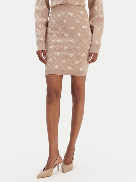 Guess Tiesus sijonas · Smėlio