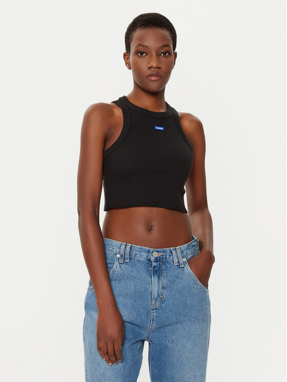 HUGO Marškinėliai · Juoda