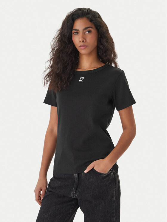 HUGO Marškinėliai · Juoda