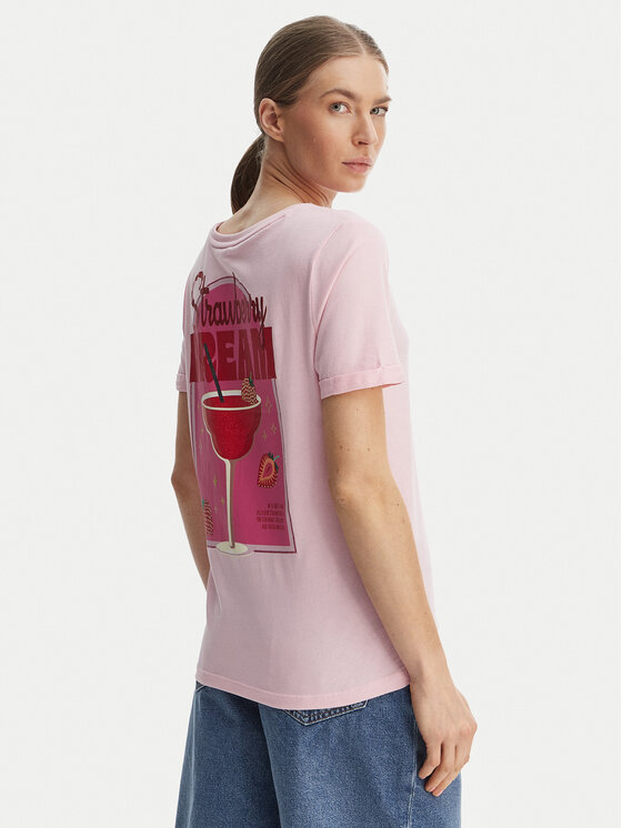 ONLY Marškinėliai · Rožinė