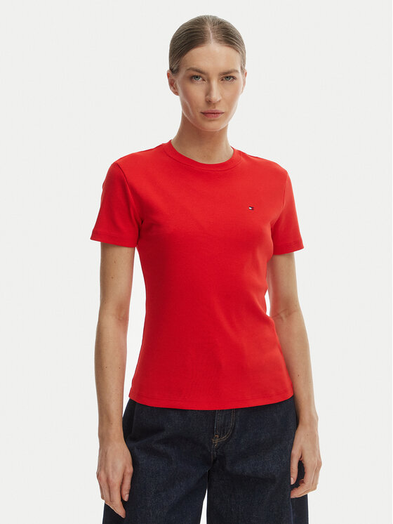 Tommy Hilfiger Marškinėliai · Oranžinė