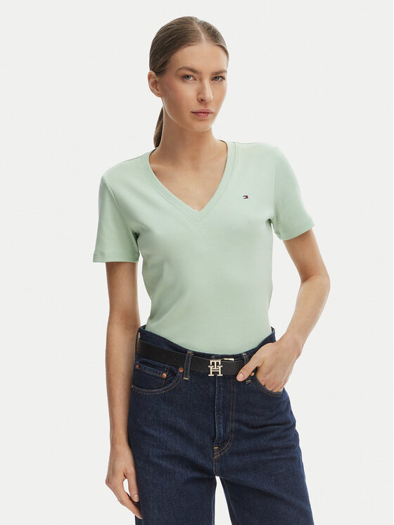 Tommy Hilfiger Marškinėliai · Žalia