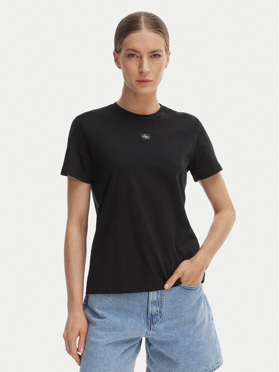 Calvin Klein Jeans Marškinėliai · Juoda
