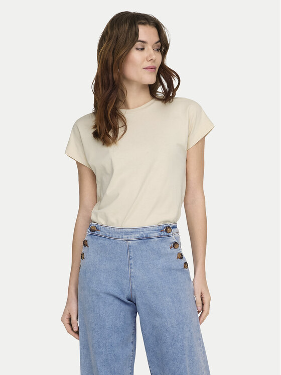 ONLY Marškinėliai · Smėlio