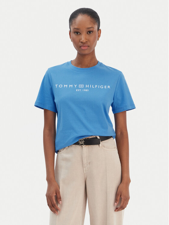 Tommy Hilfiger Marškinėliai · Mėlyna