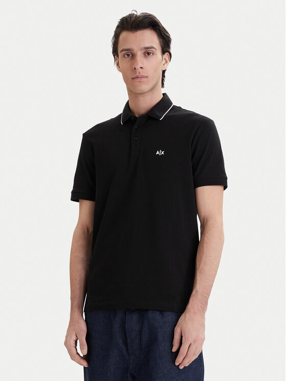 Armani Exchange Polo marškinėliai · Juoda