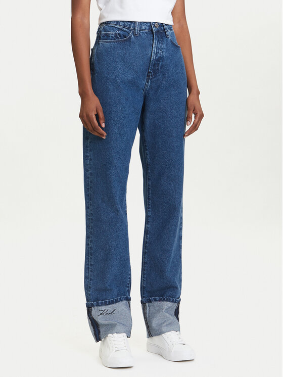 KARL LAGERFELD Džinsai · Mėlyna · Regular Fit