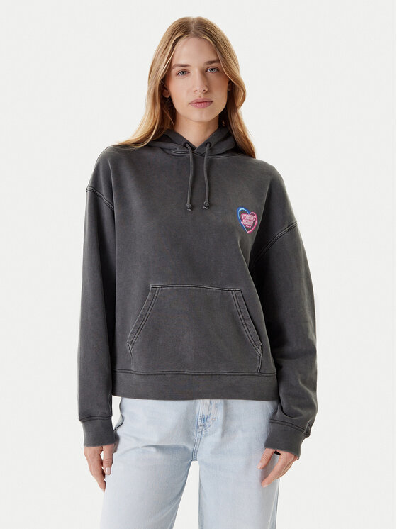 Tommy Jeans Džemperis · Pilka · Relaxed Fit