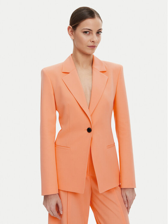 HUGO Švarkas · Oranžinė · Regular Fit