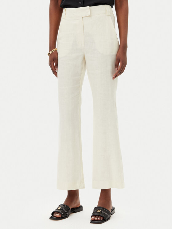 Marella Medžiaginės kelnės · Smėlio · Regular Fit