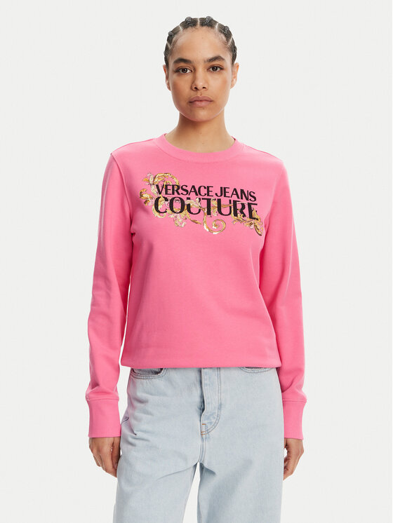 Versace Jeans Couture Džemperis · Rožinė · Regular Fit