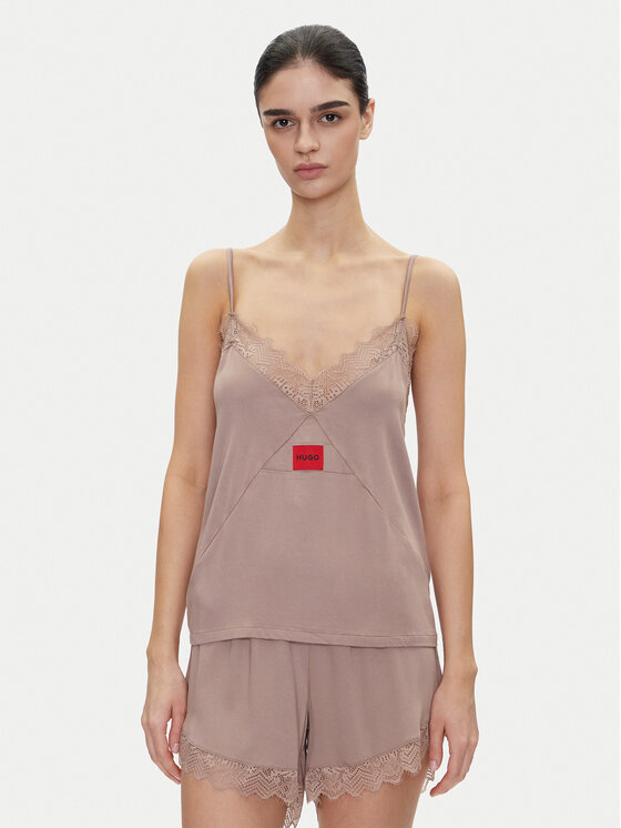 HUGO Pižamos marškinėliai · Ruda