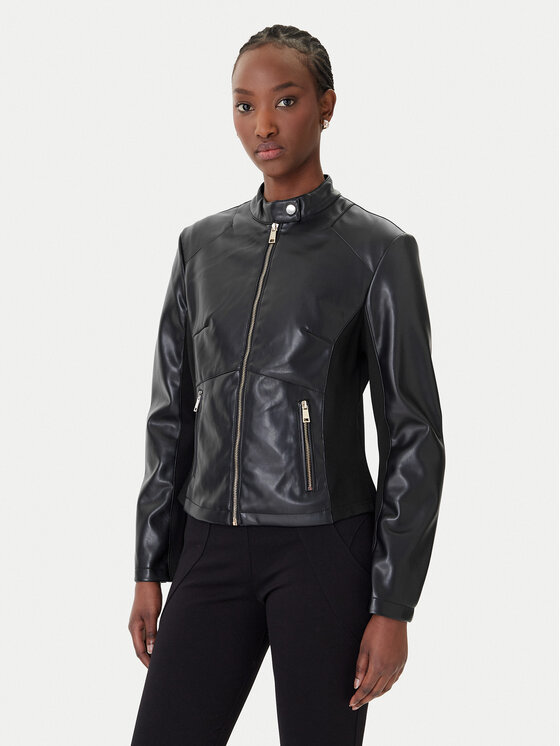 Rinascimento Dirbtinės odos striukė · Juoda