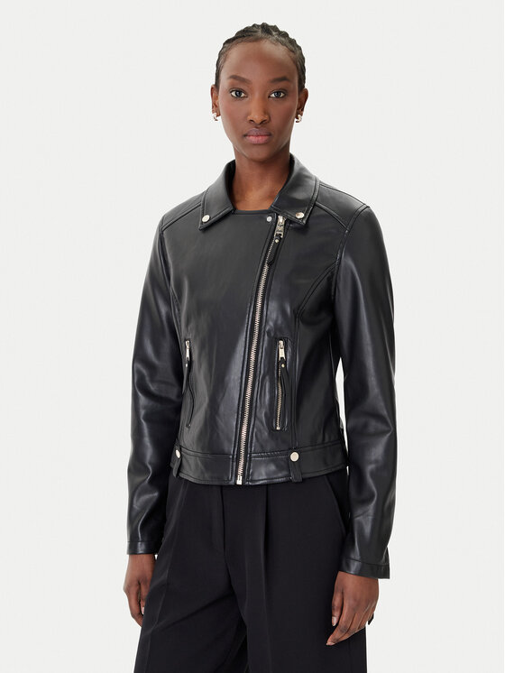 Rinascimento Dirbtinės odos striukė · Juoda