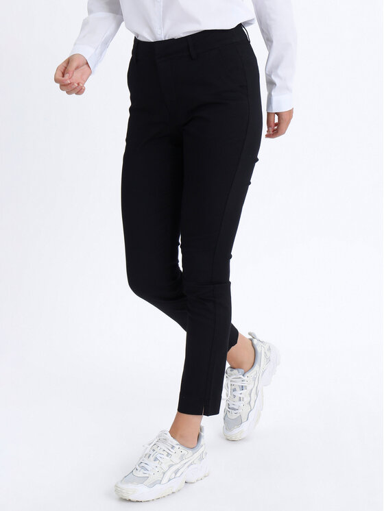 Kaffe Medžiaginės kelnės · Juoda · Regular Fit
