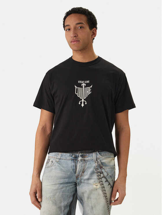 Versace Jeans Marškinėliai · Juoda