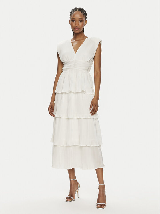 Vila Kokteilinė suknelė · Balta · Midi