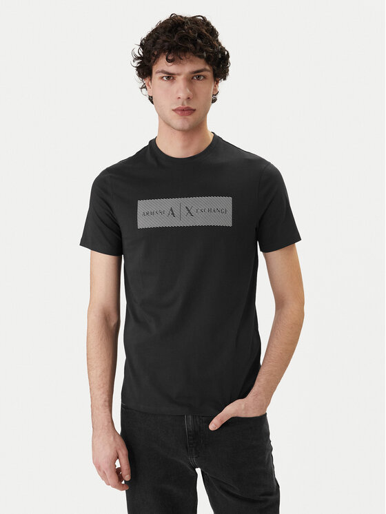 Armani Exchange Marškinėliai · Tamsiai mėlyna