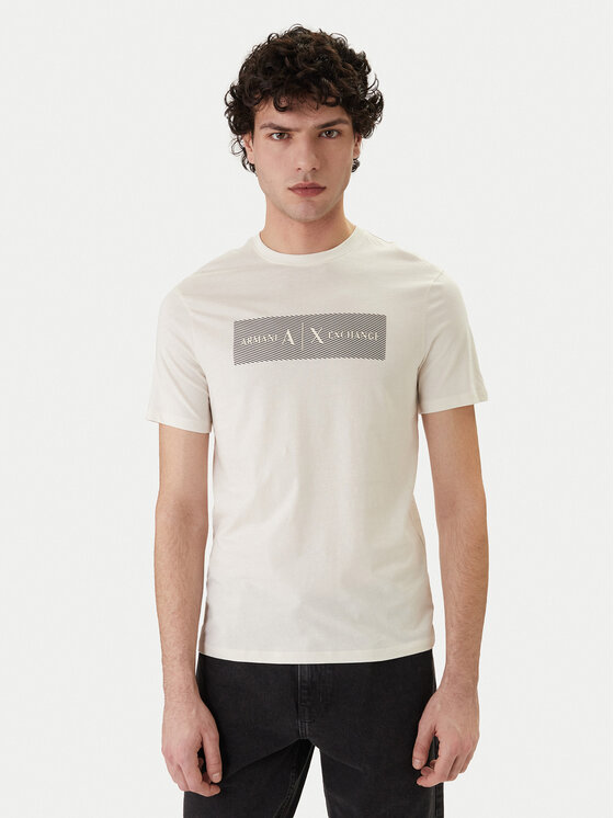 Armani Exchange Marškinėliai · Écru