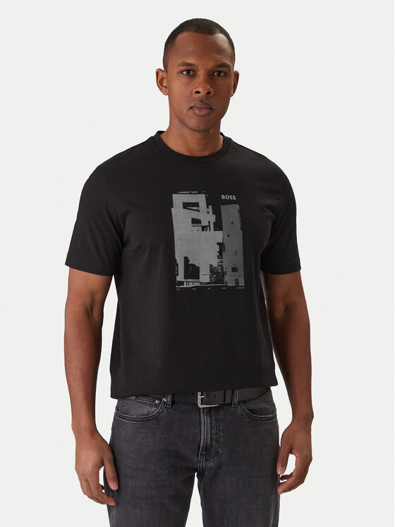 BOSS Marškinėliai · Juoda