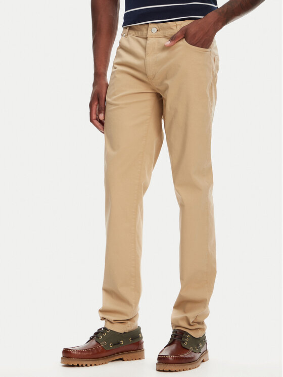 Kappa Medžiaginės kelnės · Smėlio · Regular Fit