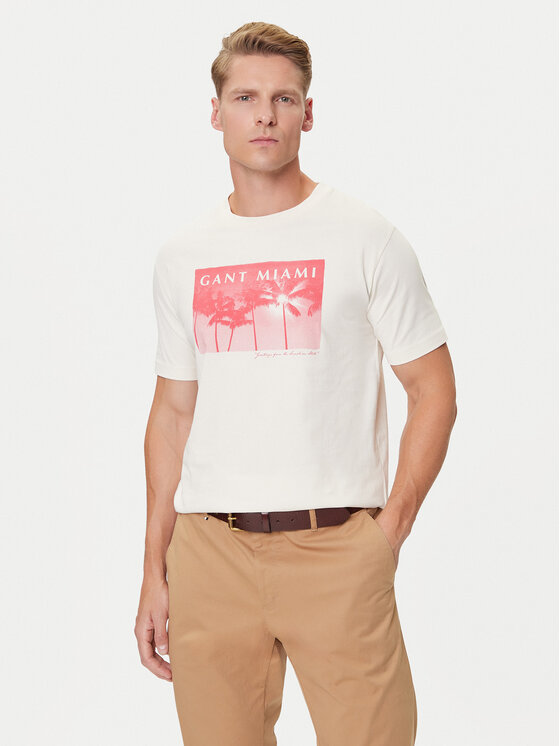 Gant Marškinėliai · Écru