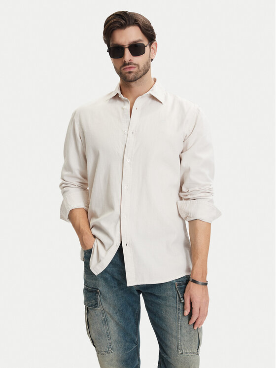 G-Star Raw Marškiniai · Écru · Regular Fit