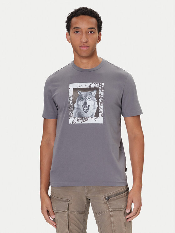 BOSS Marškinėliai · Pilka