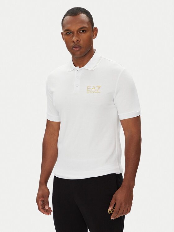 EA7 Emporio Armani Polo marškinėliai · Balta