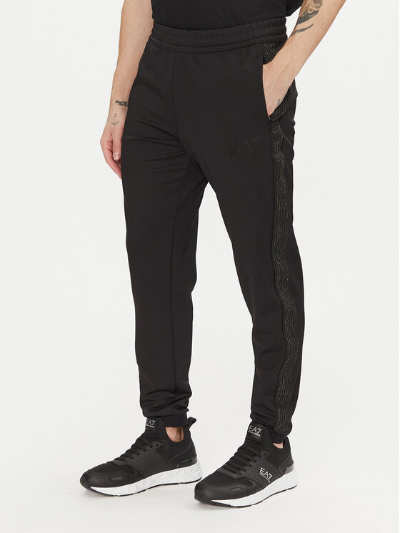 EA7 Emporio Armani Sportinės kelnės · Juoda · Slim Fit